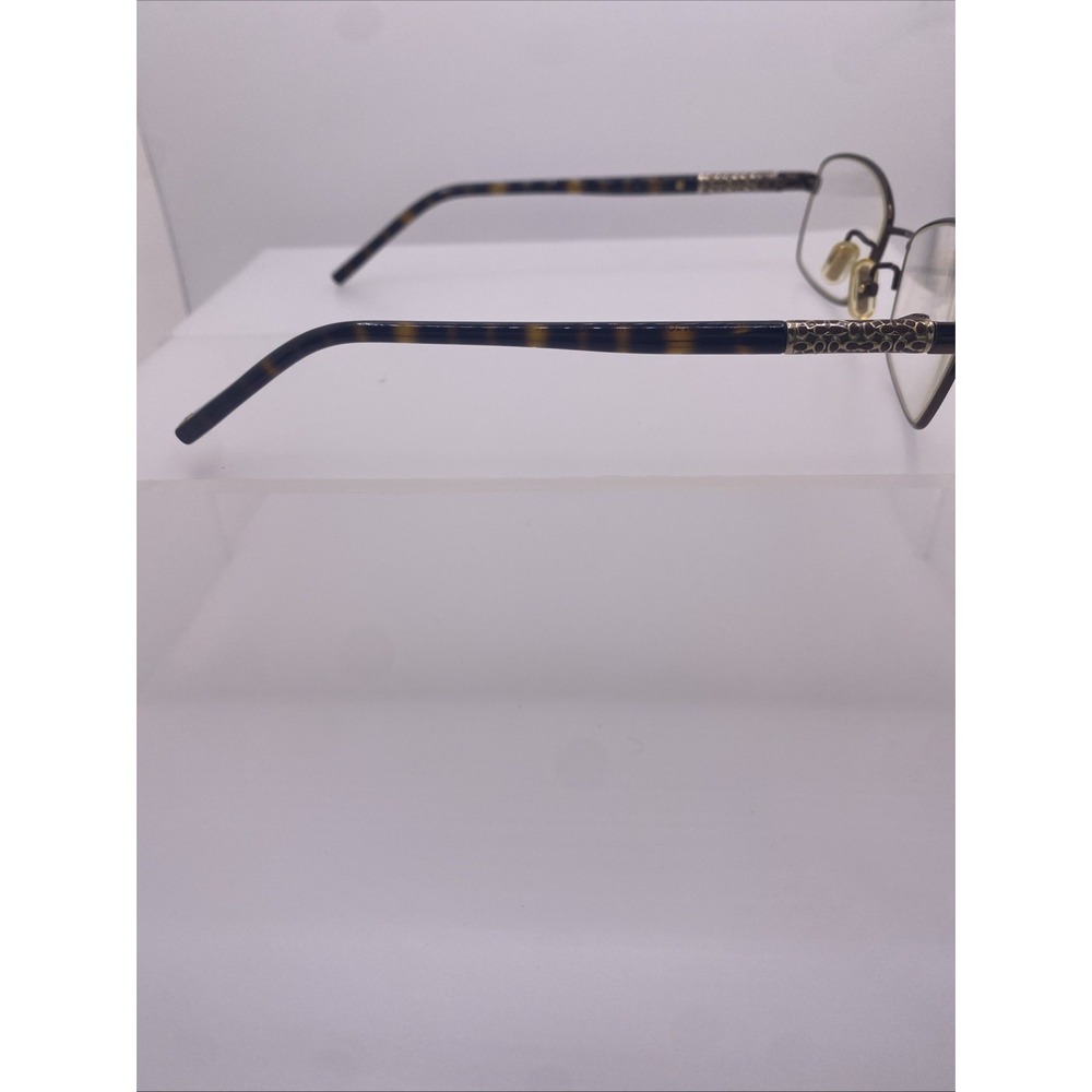 Coach Eyeglasses FRAMES ONLY Gertie 51-16-135 Brown Tortoise 383 - Picture 10 of 16